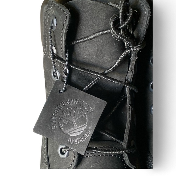 Timberland Premium 6” Waterproof Boot Black Lace Up Women’s Size 7 NWT Y2K - Picture 7 of 16